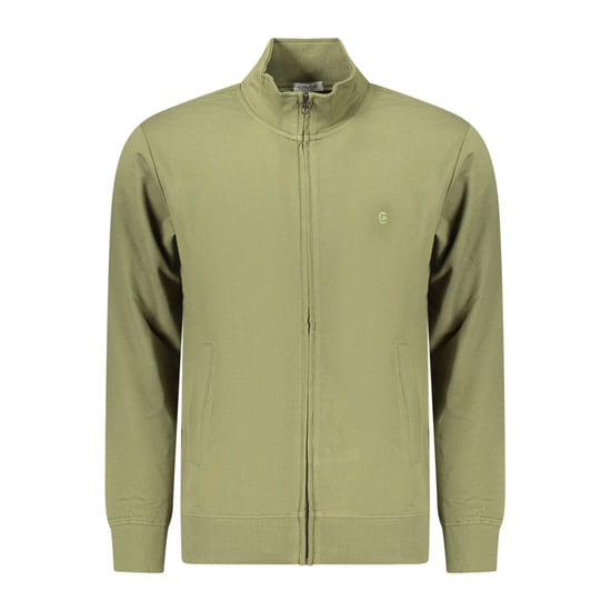 Coveri Beweegbare Groene Katoenen Heren Sweatshirt - Image 1