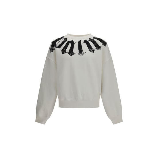Palm Angels Witte Katoenen Sweatshirt - Image 1