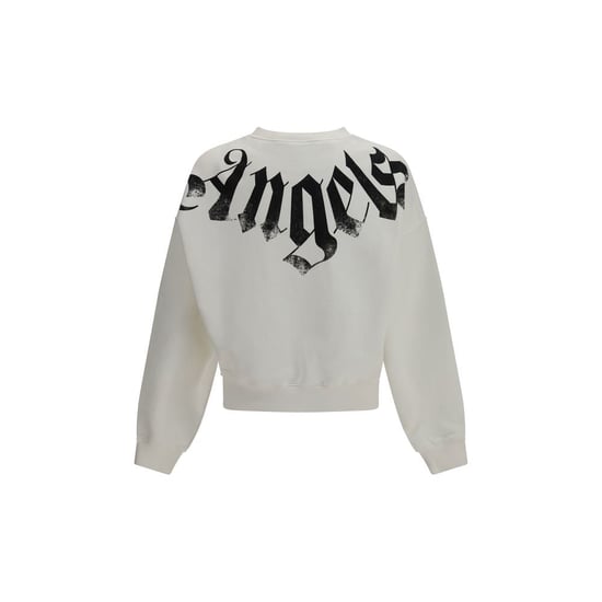Palm Angels Witte Katoenen Sweatshirt - Image 2