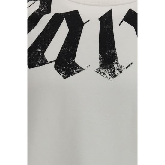 Palm Angels Witte Katoenen Sweatshirt - Image 3
