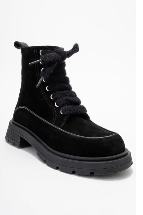 Mina Leren Veterlaars (Dames) - Image 1