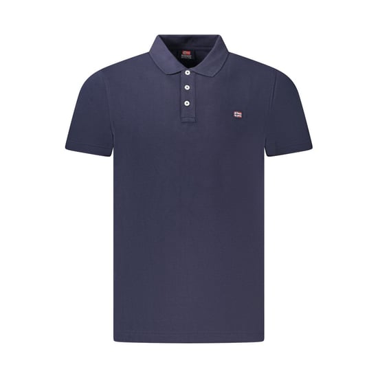 Noorwegen 1963 Blauwe Katoenen Polo voor Mannen - Image 1