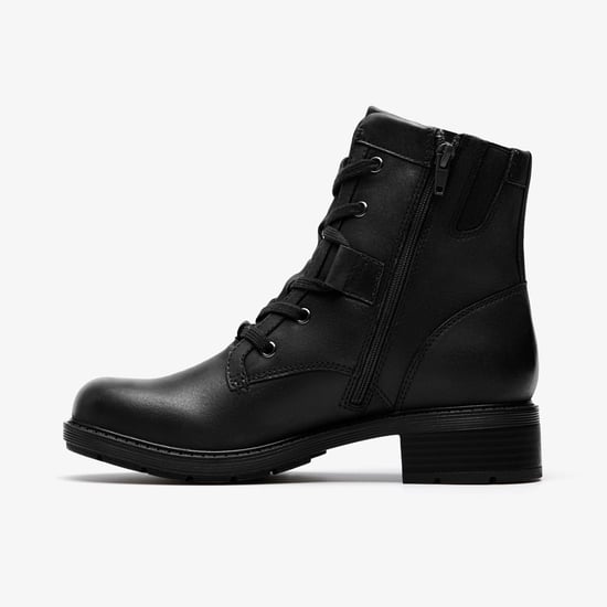 Hearth Parker Zwarte Leren Boots - Image 2
