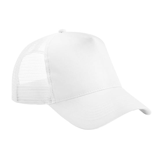 Beechfield Kinder/Kids Snapback Trucker Cap (Wit) - Image 1