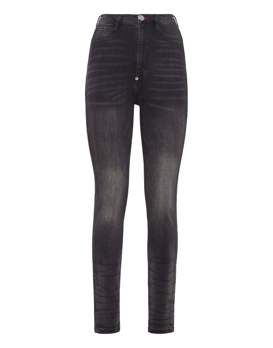 Super Hoge Taille Jegging Iconic Plein - Image 1