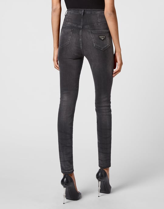 Super Hoge Taille Jegging Iconic Plein - Image 3