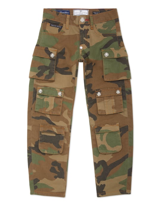 Denim Cargo Broek Camouflage - Image 1