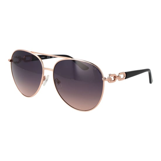 Guess Roze Gouden Metalen Zonnebril - Image 1