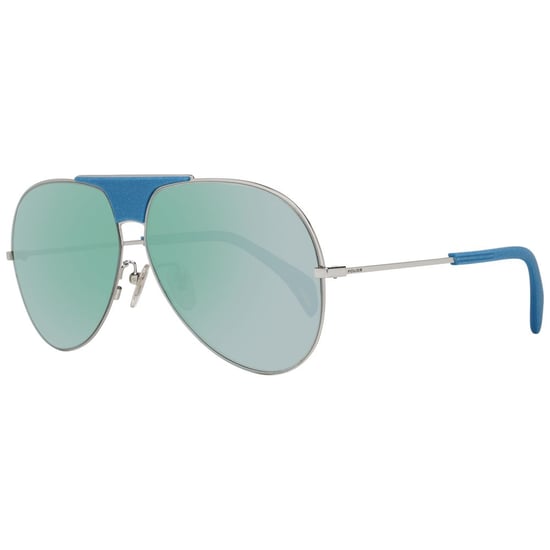 Police Blauwe Plastic Zonnebril - Image 1