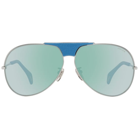 Police Blauwe Plastic Zonnebril - Image 2