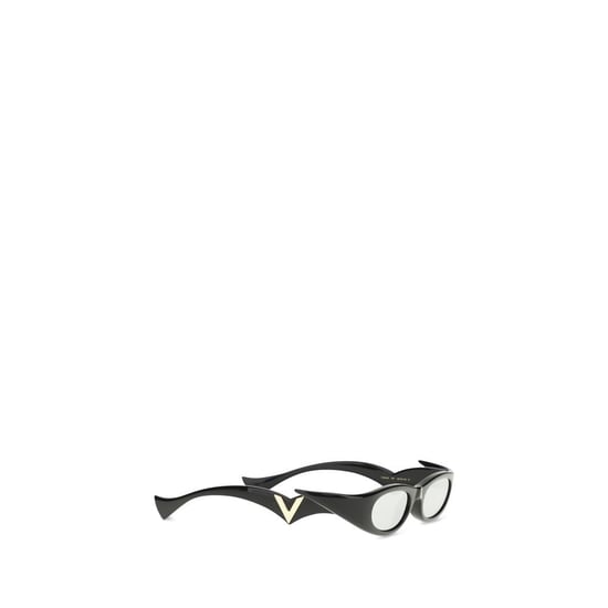 Valentino Garavani Zwarte Acetaten Zonnebril - Image 2