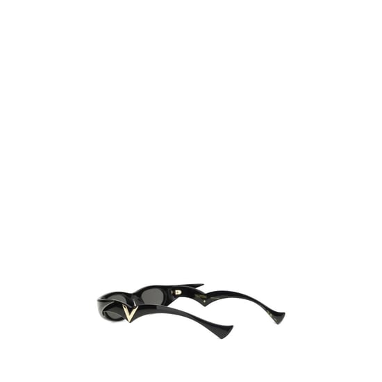 Valentino Garavani Zwarte Acetaten Zonnebril - Image 3