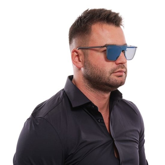 Police Blauwe Plastic Zonnebril - Image 4