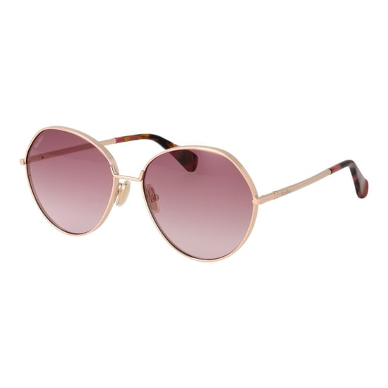 Max Mara Roségouden Metalen Zonnebril - Image 1