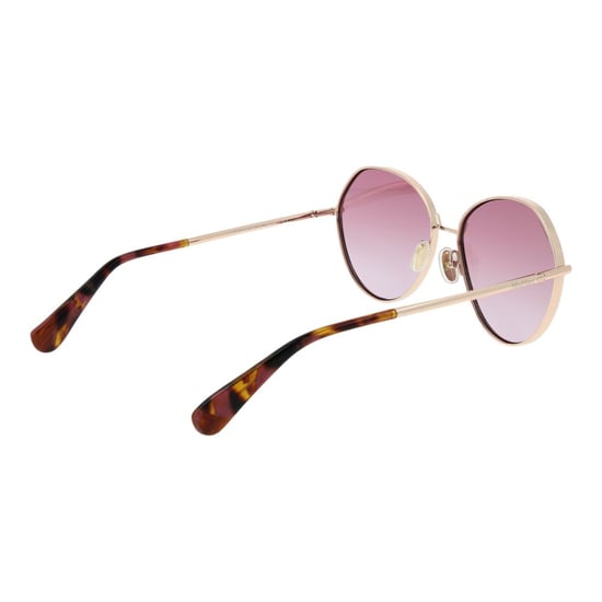 Max Mara Roségouden Metalen Zonnebril - Image 3