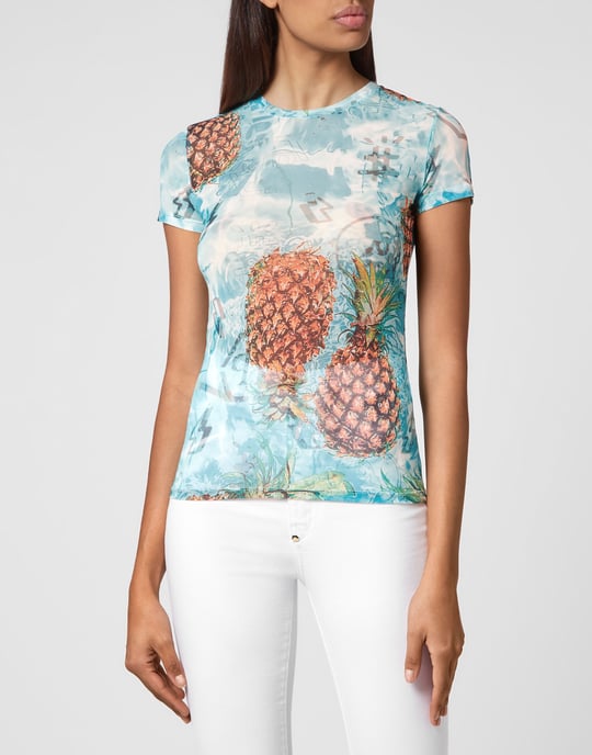 T-Shirt Ronde Hals Pineapple Skies - Image 2