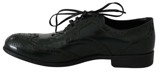 Dolce & Gabbana Groene Leren Brogue Oxford Damschoen - Image 2
