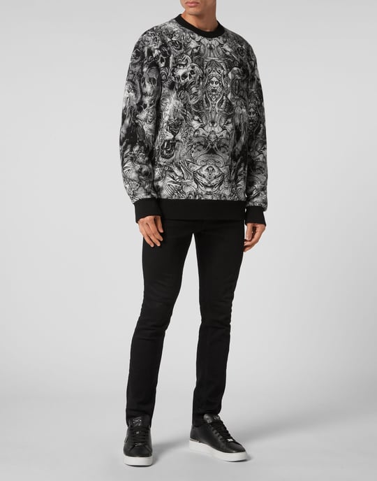 Pullover Ronde Hals Tattoo - Image 3