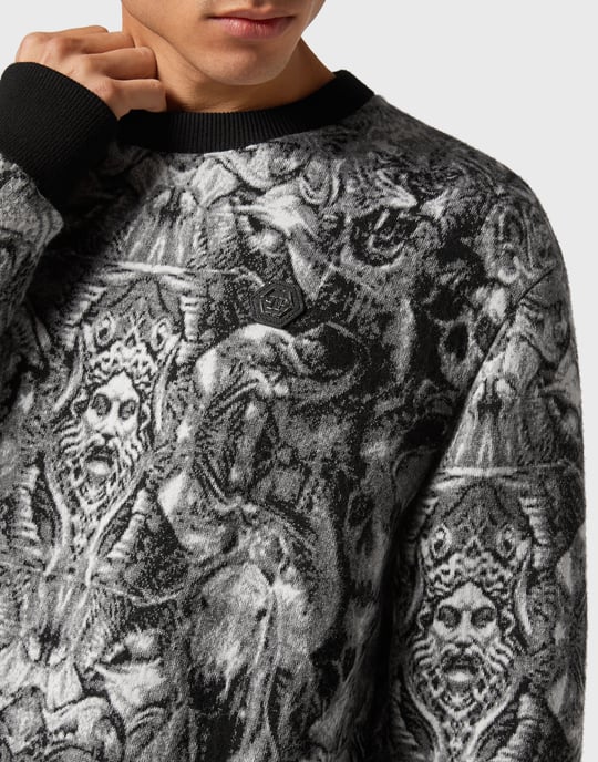 Pullover Ronde Hals Tattoo - Image 5