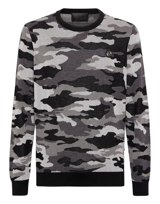 Pullover Ronde Hals Camouflage - Image 1