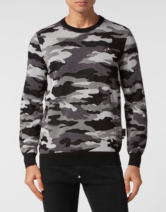 Pullover Ronde Hals Camouflage - Image 2