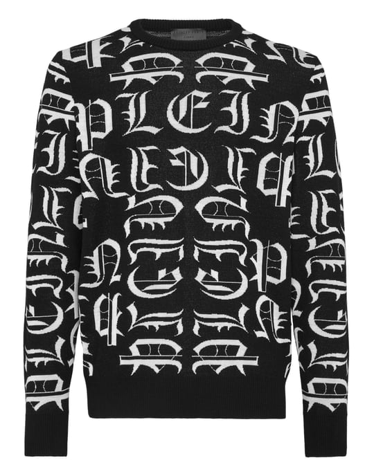 Pullover Ronde Hals Gothic Plein - Image 1