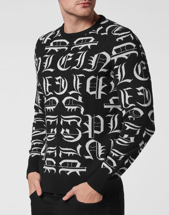 Pullover Ronde Hals Gothic Plein - Image 2