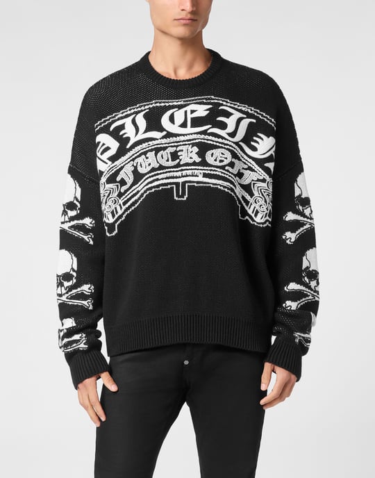 Pullover Ronde Hals Gothic Plein - Image 2