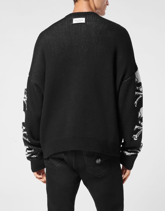 Pullover Ronde Hals Gothic Plein - Image 4