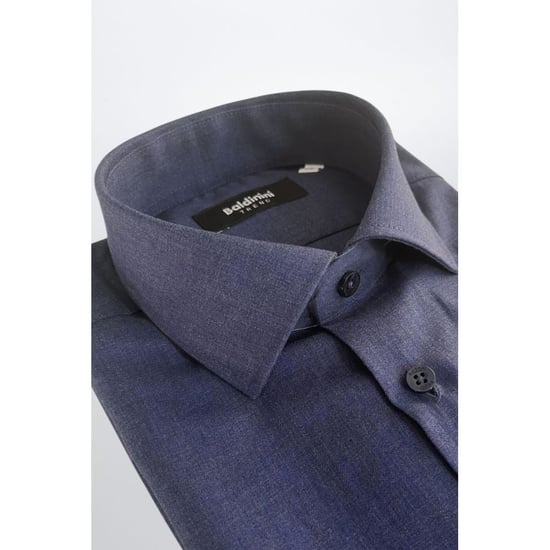 Baldinini Trend Blauwe Katoenen Herenoverhemd - Image 2
