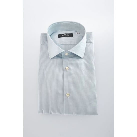 Baldinini Trend Lichtblauwe Katoenen Heren Shirt - Image 1