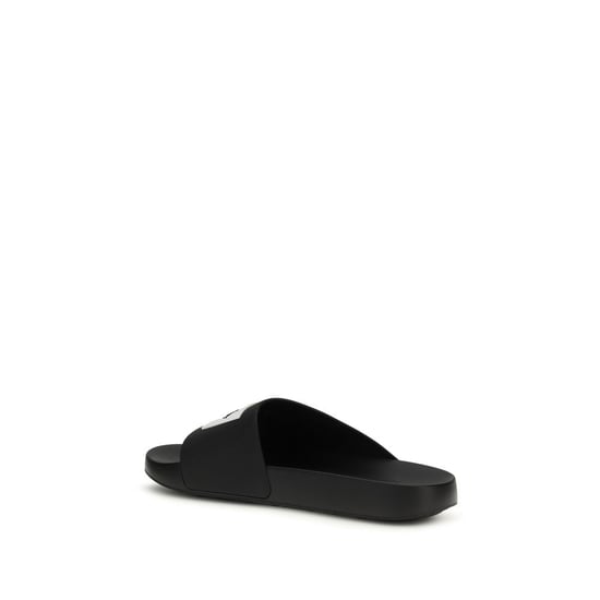 Givenchy Zwarte Rubber Slippers - Image 3