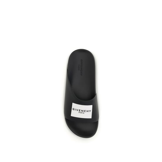 Givenchy Zwarte Rubber Slippers - Image 4