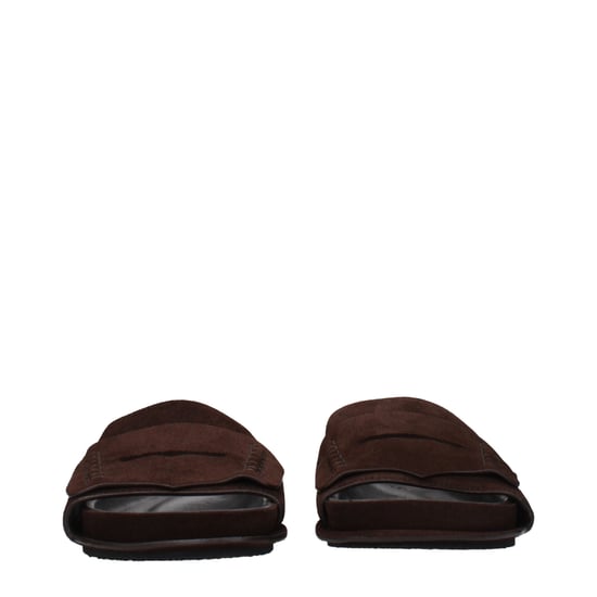 Jacquemus Bruin Leren Slippers - Image 3