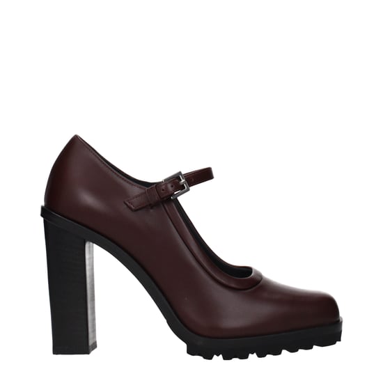 Max Mara Bruine Leren Hakken - Image 1