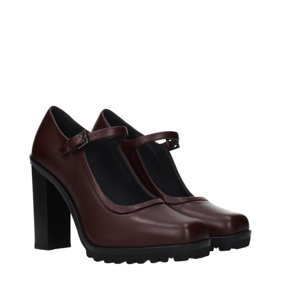 Max Mara Bruine Leren Hakken - Image 2