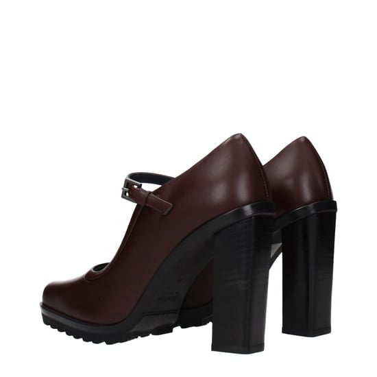 Max Mara Bruine Leren Hakken - Image 4