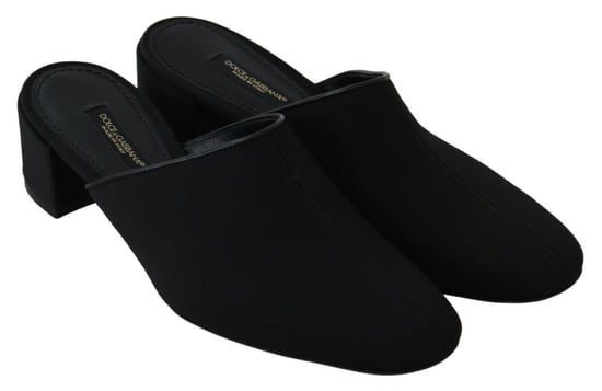 Dolce & Gabbana Zwarte Sleehak Sandal - Image 6