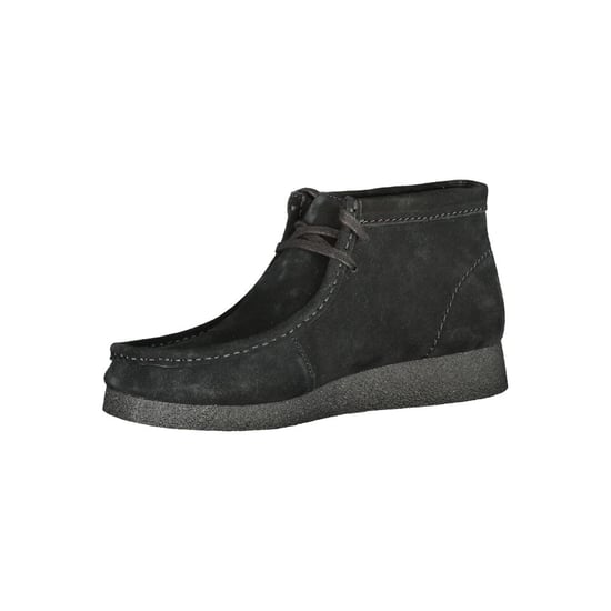 Clarks Zwarte Leren Heren Sneakers - Image 3