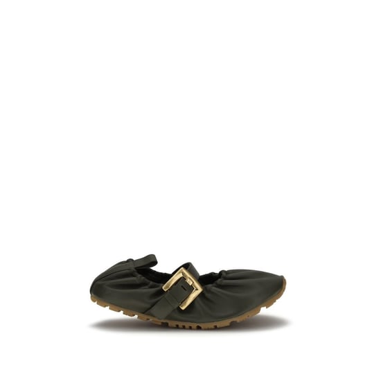 Balmain Bicolor Lams Ovis Aries Aries Balletflats - Image 1
