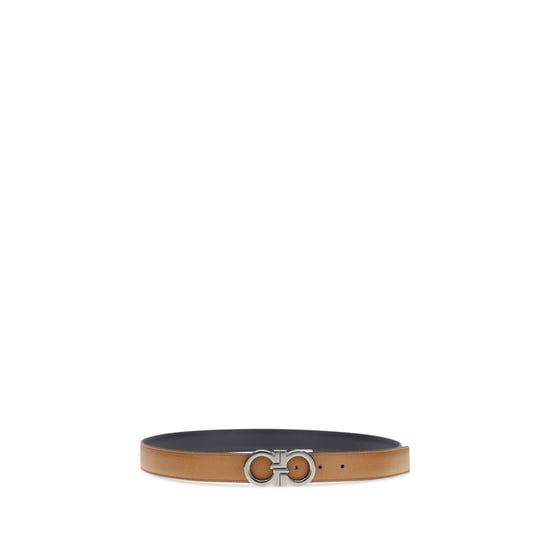 Ferragamo Bruine Kalfsleren Bos Taurus Regular Riem - Image 2