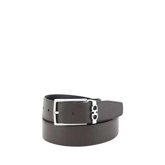 Ferragamo Zwarte Kalfslederen Bos Taurus Riem - Image 3