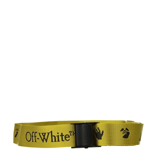 Off-White Gele Stoffen Regular Riem - Image 1