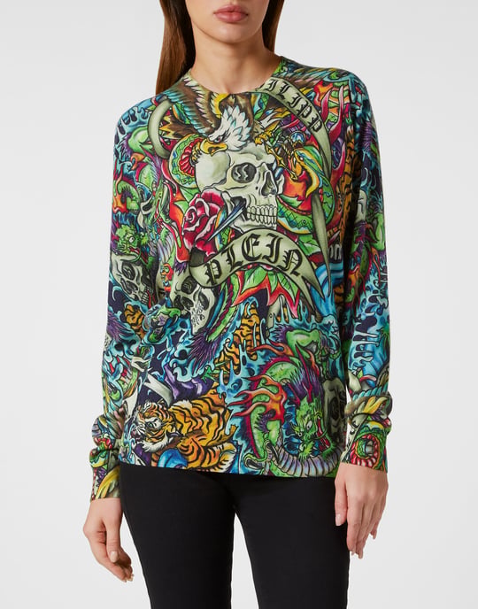 Pullover Ronde Hals Tattoo - Image 2