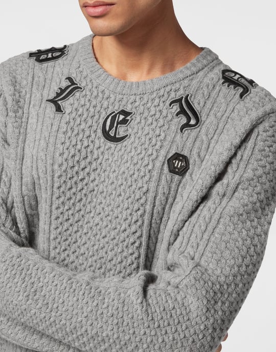 Pullover Ronde Hals Monogram - Image 5