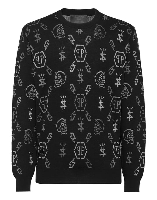 Pullover Ronde Hals Monogram - Image 1