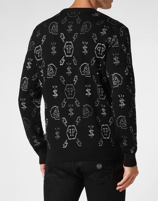 Pullover Ronde Hals Monogram - Image 3