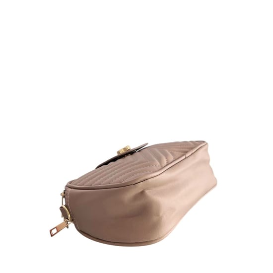 Baldinini Trend Beige PU Damenschoudertas - Image 4
