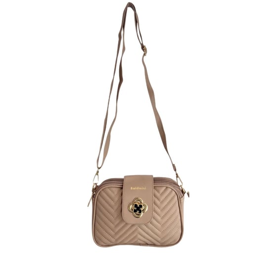 Baldinini Trend Beige PU Damenschoudertas - Image 5