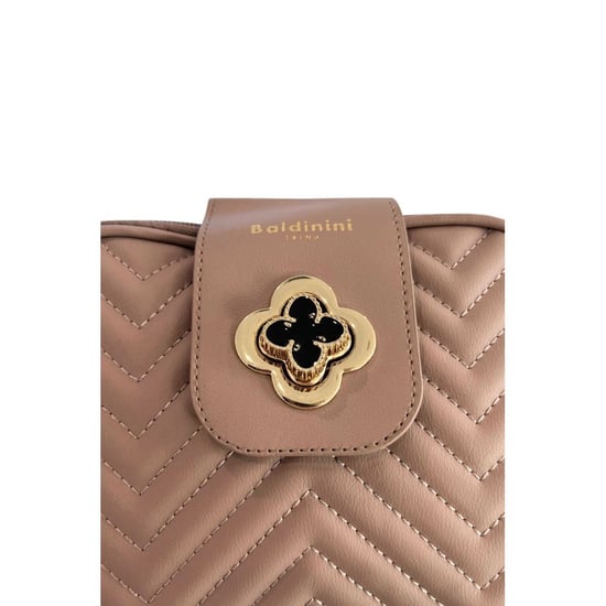 Baldinini Trend Beige PU Damenschoudertas - Image 6
